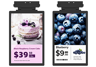 10.1 inch dual-screen LCD shelf display
