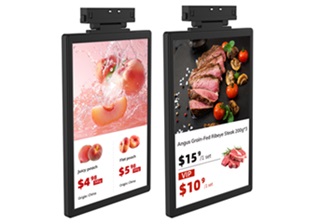 15.6 inch dual-screen LCD shelf display